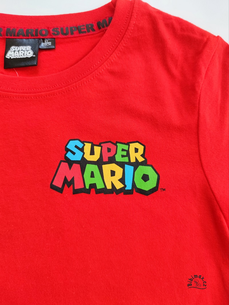 Chlapecké tričko SUPER MARIO červené