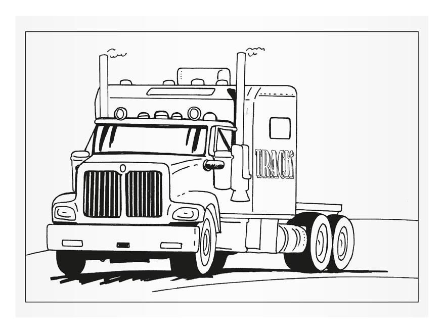 Omalovánky MFP NÁKLADNÍ AUTA