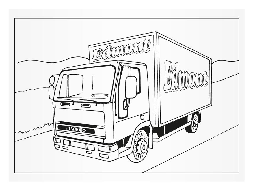 Omalovánky MFP NÁKLADNÍ AUTA