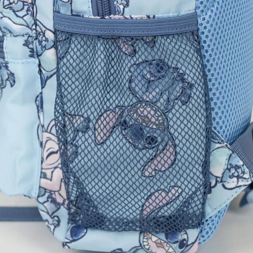 Batoh STITCH modrý - potisk