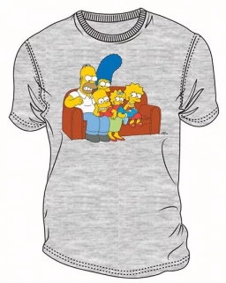 Pánské tričko SIMPONS šedé