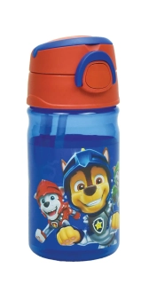 Plastová láhev na pití TLAPKOVÁ PATROLA 350 ml - modrá