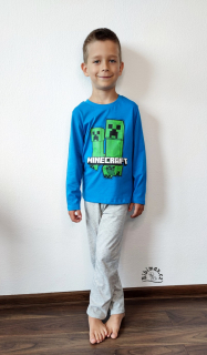Chlapecké pyžamo MINECRAFT modré
