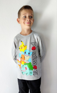 Chlapecké tričko POKEMON šedé DR