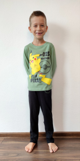 Chlapecké pyžamo POKÉMON zelenkavé