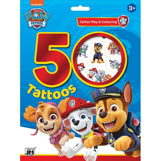 Omalovánky - Tetovací set 50+ TLAPKOVÁ PATROLA