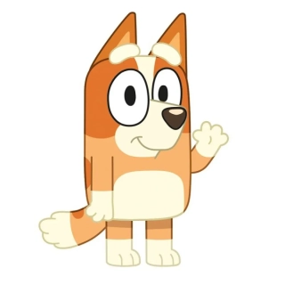 Tvarovaný polštář BLUEY 