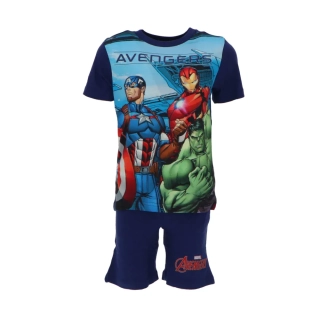 Chlapecké letní pyžamo marvel AVENGERS tmavě modré