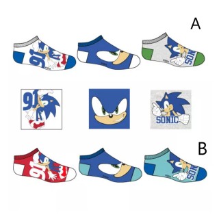 Chlapecké kotníčkové ponožky SONIC - 3ks