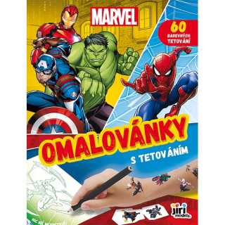 Omalovánky s tetováním MARVEL