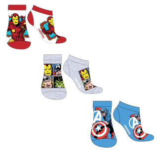 Chlapecké kotníčkové ponožky AVENGERS - 3 ks