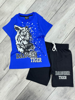 Chlapecký letní komplet TYGER modrý