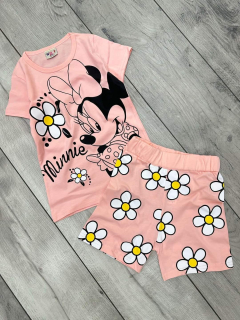 Dívčí letní komplet MINNIE meruňkový