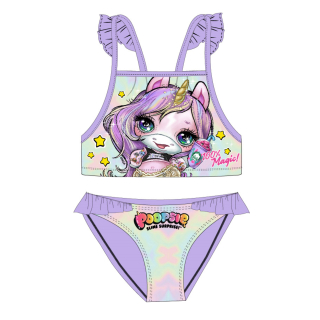 Dívčí dvoudílné plavky UNICORN fialkové