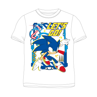 Chlapecké tričko SONIC bílé 2 KR