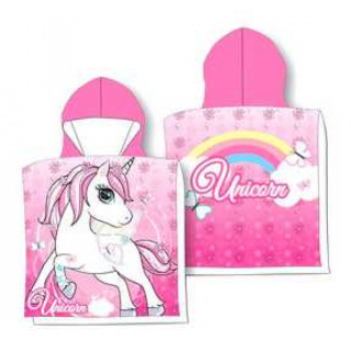 Dívčí plážové pončo UNICORN