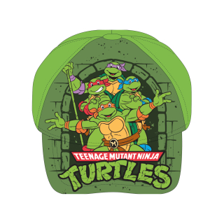 Dětská kšiltovka ŽELVY NINJA zelená