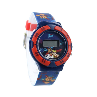 Digitální hodinky TLAPKOVÁ PATROLA - modré