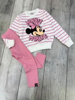 Dívčí souprava MINNIE bílo/růžová