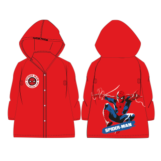 Chlapecká pláštěnka marvel SPIDERMAN červená