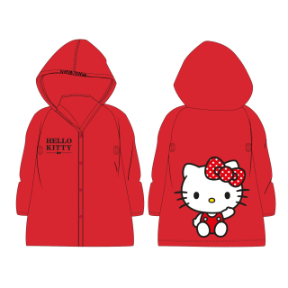 Dívčí pláštěnka HELLO KITTY červená