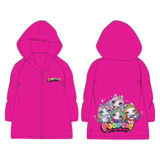 Dívčí pláštěnka POOPIES - Jednorožci růžová