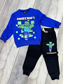 Chlapecká souprava MINECRAFT modrá
