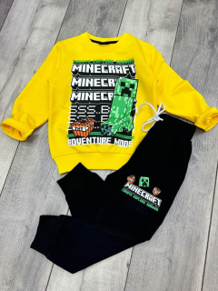 Chlapecká souprava MINECRAFT žlutá
