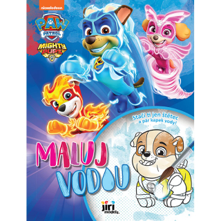 Maluj vodou A4 TLAPKOVÁ PATROLA