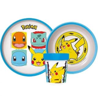 Stor Jídelní sada POKEMON protiskluzová