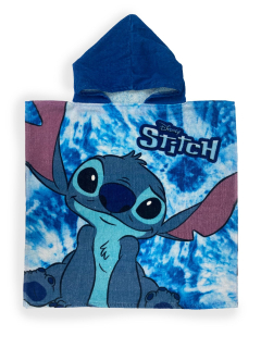 Plážové pončo STITCH - modré
