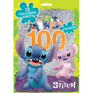 100 samolepek s omalovánkami STITCH