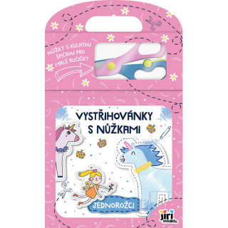Vystřihovánky s nůžkami JEDNOROŽCI