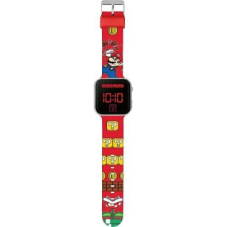 Digitální LED hodinky SUPER MARIO