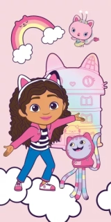 Dětská osuška GABBY´S růžová