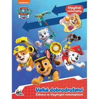 Zábava se třpytivými samolepkami TLAPKOVÁ PATROLA