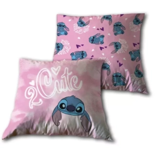 Hranatý polštář STITCH růžový
