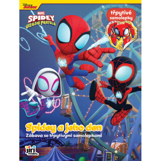 Zábava se třpytivými samolepkami SPIDEY