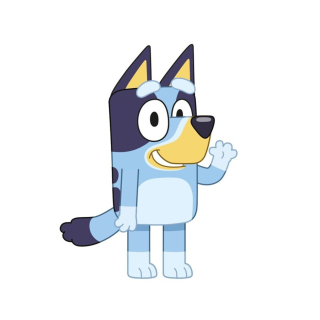 Tvarovaný polštář BLUEY - Bluey