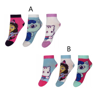 Dívčí kotníčkové ponožky GABBY´S - 3 ks