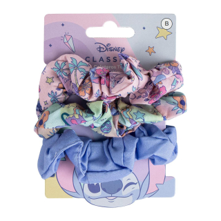 Dětské gumičky do vlasů STITCH - látkové 3 ks