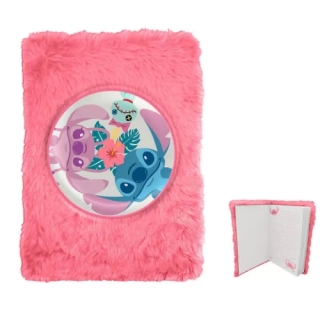 Plyšový diář STITCH růžový