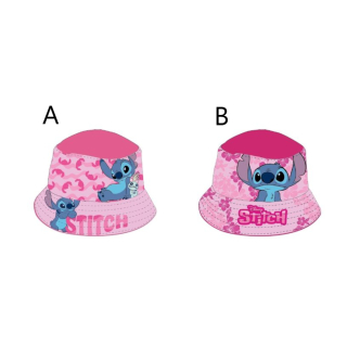 Dívčí klobouček STITCH růžový