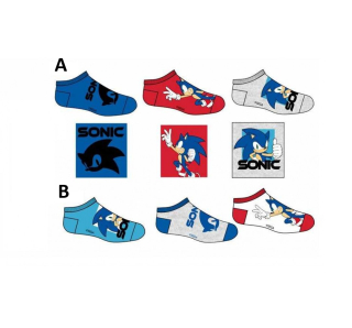 Chlapecké kotníčkové ponožky SONIC - 3ks M2