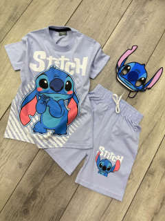 Letní komplet STITCH - sv.modrý