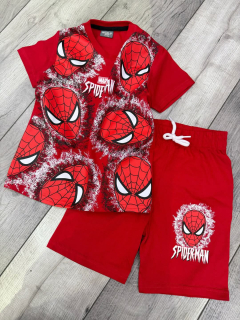 Chlapecký komplet SPIDERMAN - červený