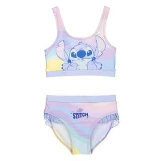 Dívčí dvoudílné plavky STITCH žíhané