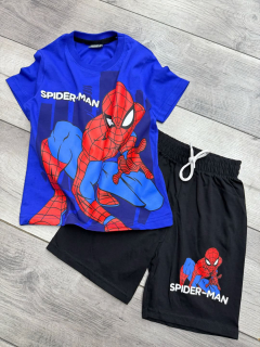 Chlapecký komplet SPIDERMAN - modročerný