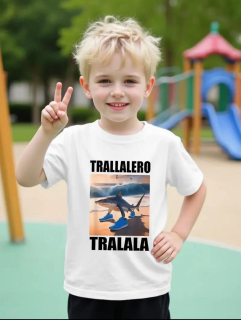 Dětské tričko TRALLALERO TRALALA bílé 