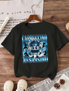 Dětské tričko CAPPUCCINO ASSASSINO černé